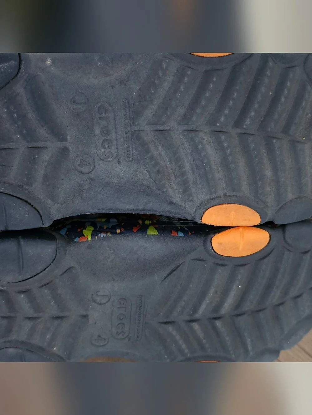 Crocs Terrain Kids Navy Multicolor Splash Clog Shoes Roblox Charms Boy J4